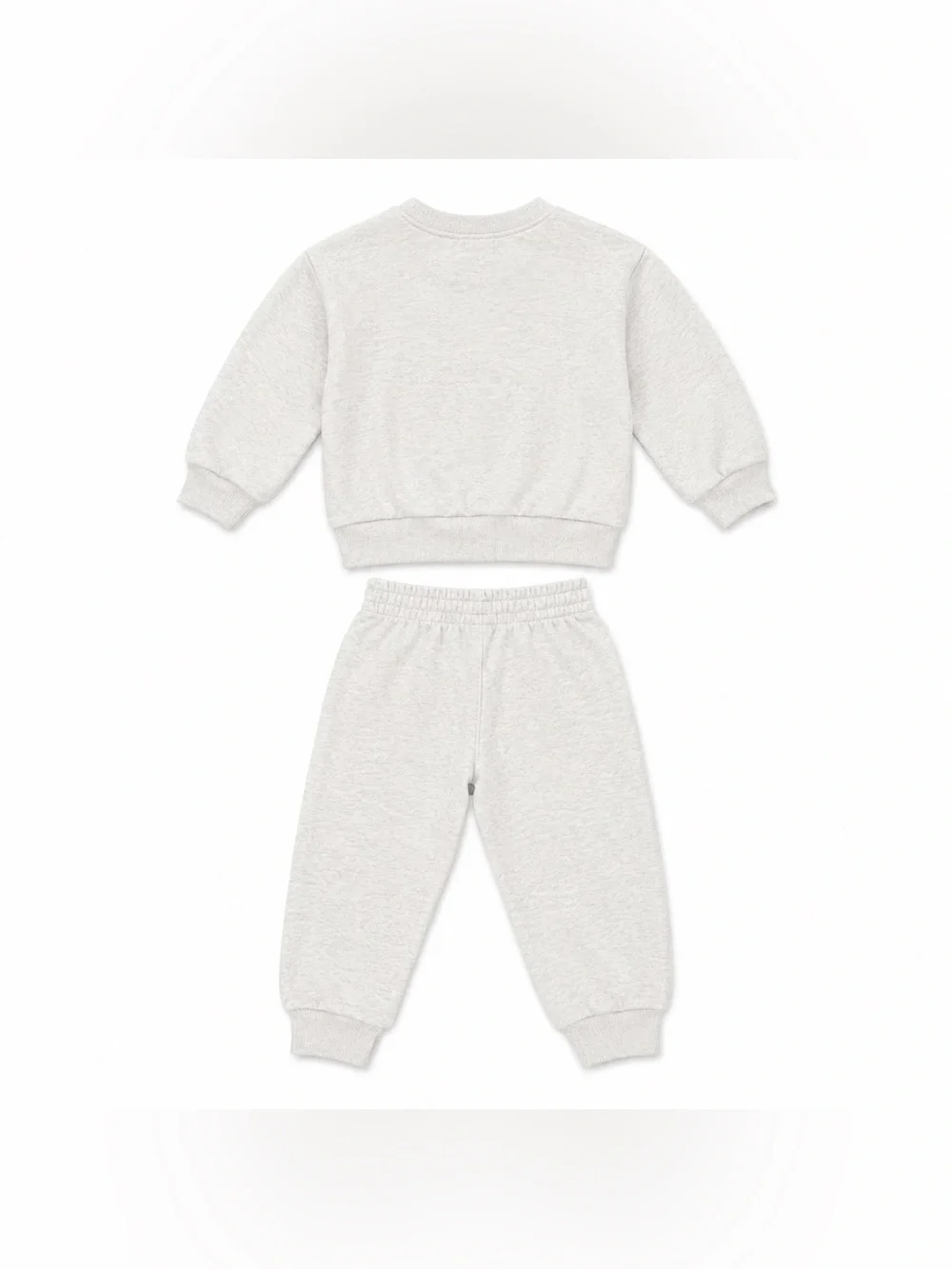 Nike Light Grey Heather Sweatshirt and Joggers Set